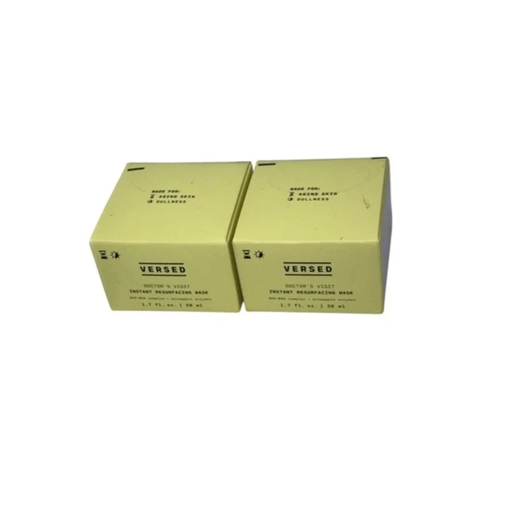 Versed Doctors Visit Instant Resurfacing Mask 1.7oz AHA‎ BHA Enzyme Lot of 2